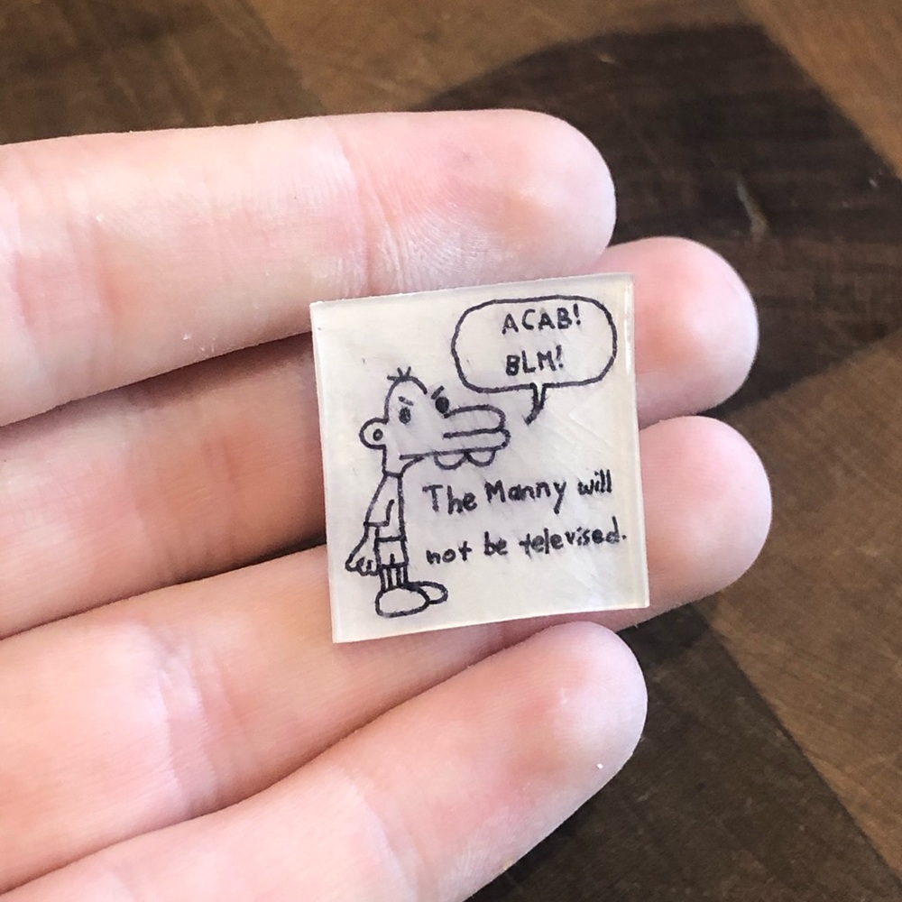 The Manny Will Not Be Televised Pin